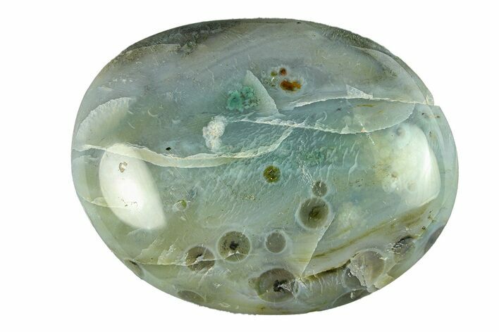 Polished Ocean Jasper Stone - New Deposit #293675